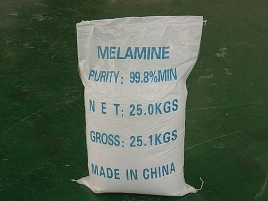 Het eiwitpoeder van de Essentie3.1g/l 99,5% Melamine, de Melaminehars van PH7.8 C3H6N6