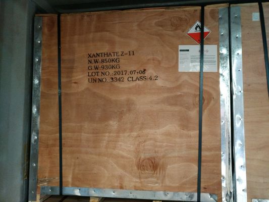 Goede prijs Klasse 4,2 van het het Natrium Isopropyl Xanthogenaat van SIPX Chemisch XANTHOGENAAT z-11 van CAS 140-93-2 online